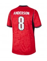 Anglie Elliot Anderson #8 Venkovní Dres MS 2026 Krátký Rukáv
